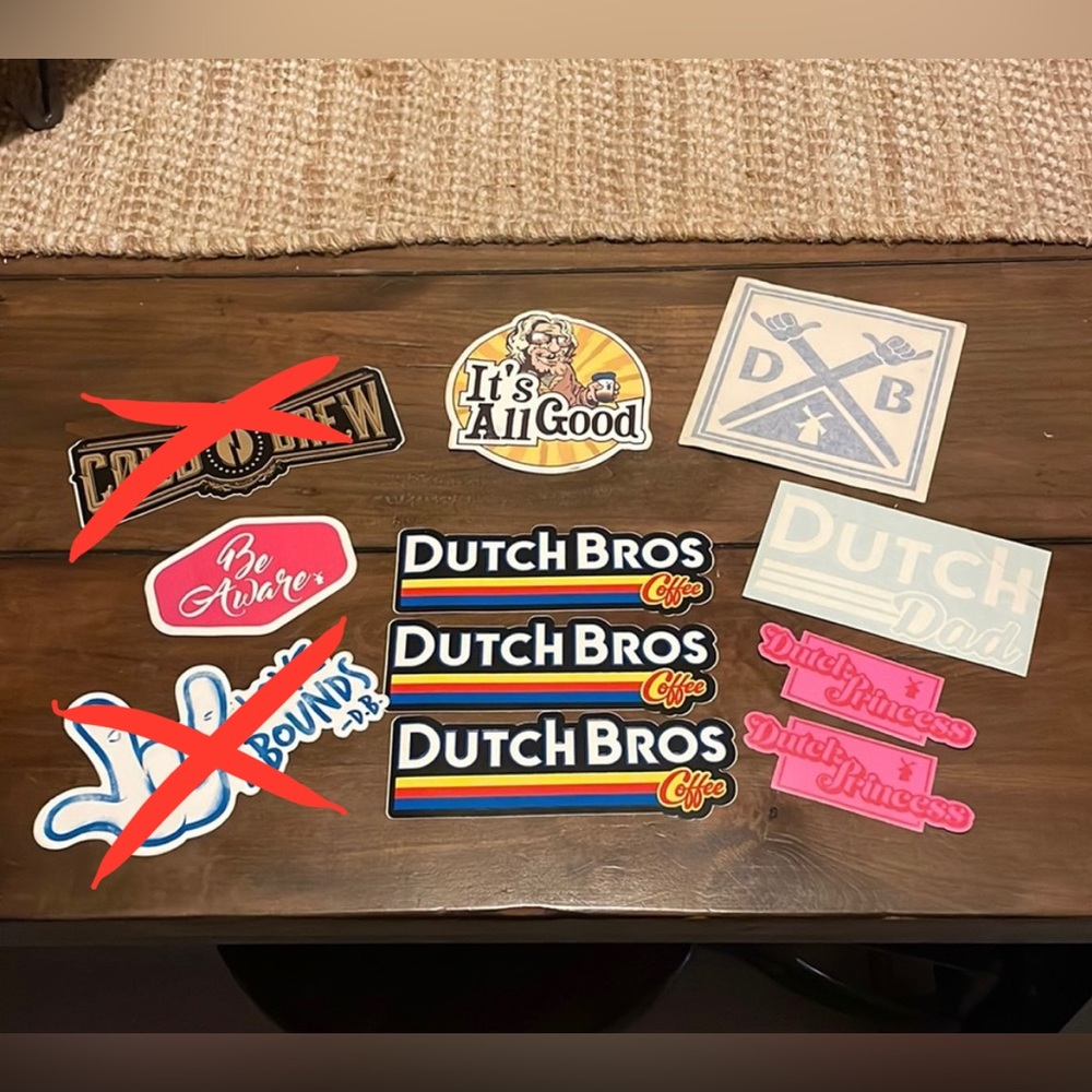 Dutch Bros Stickers *NOW FOR SALE AS GROUP*